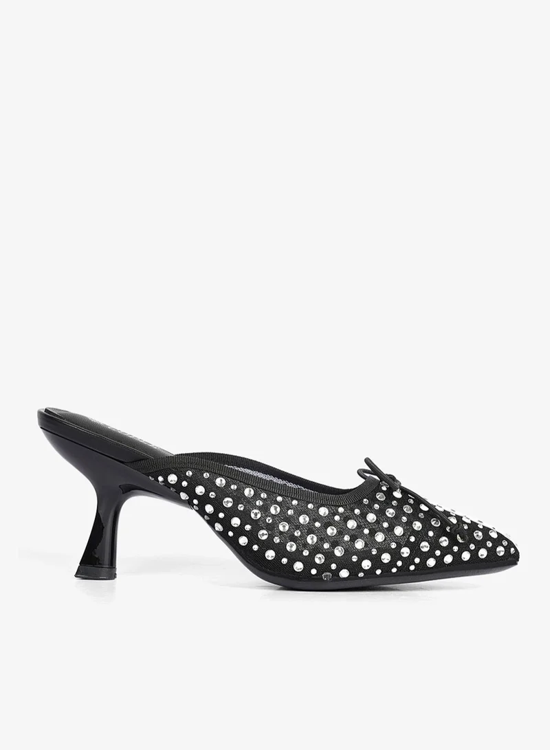 Cuple Ladies Festive Mules on mesh