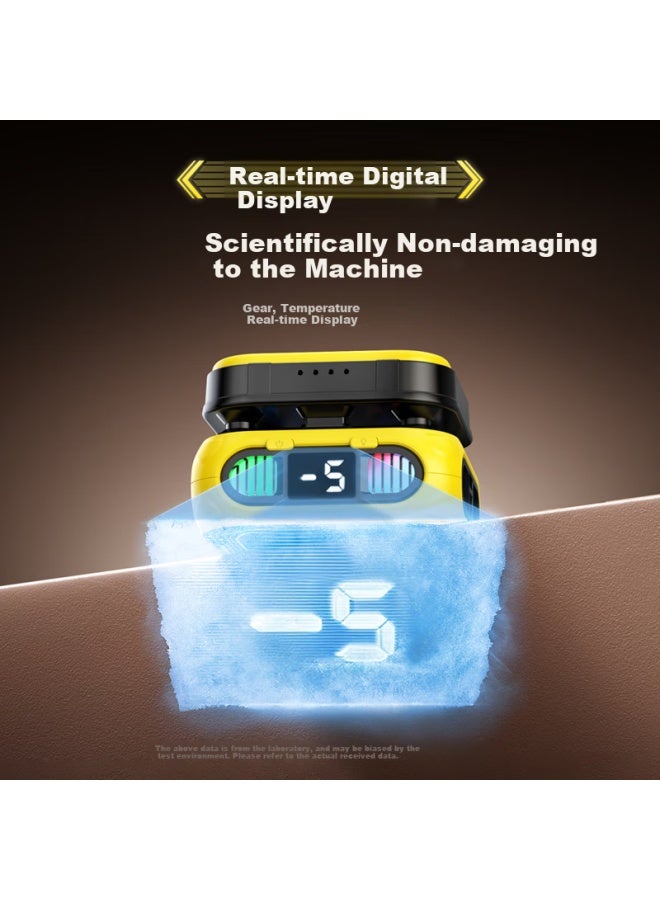 Suoying 【Ai Intelligent Temperature Control】Mobile Phone Radiator Magnetic Back Clip Live Broadcast Special Ipad Tablet Patch Game Wireless Charging Semiconductor Cooling Artifact - Image 4