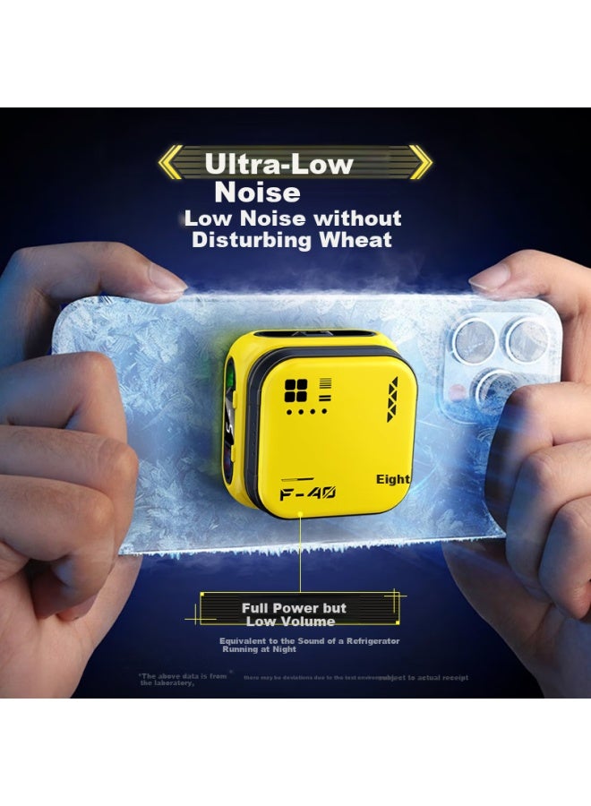 Suoying 【Ai Intelligent Temperature Control】Mobile Phone Radiator Magnetic Back Clip Live Broadcast Special Ipad Tablet Patch Game Wireless Charging Semiconductor Cooling Artifact - Image 3