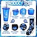 LemonRoad 24 Pcs Hockey Party Favors Include 12 Hockey Socks and 12 Plastic Tumblers with Lids and Straws Icehockey Birthday Party Decorations Water Bottle - Image 4