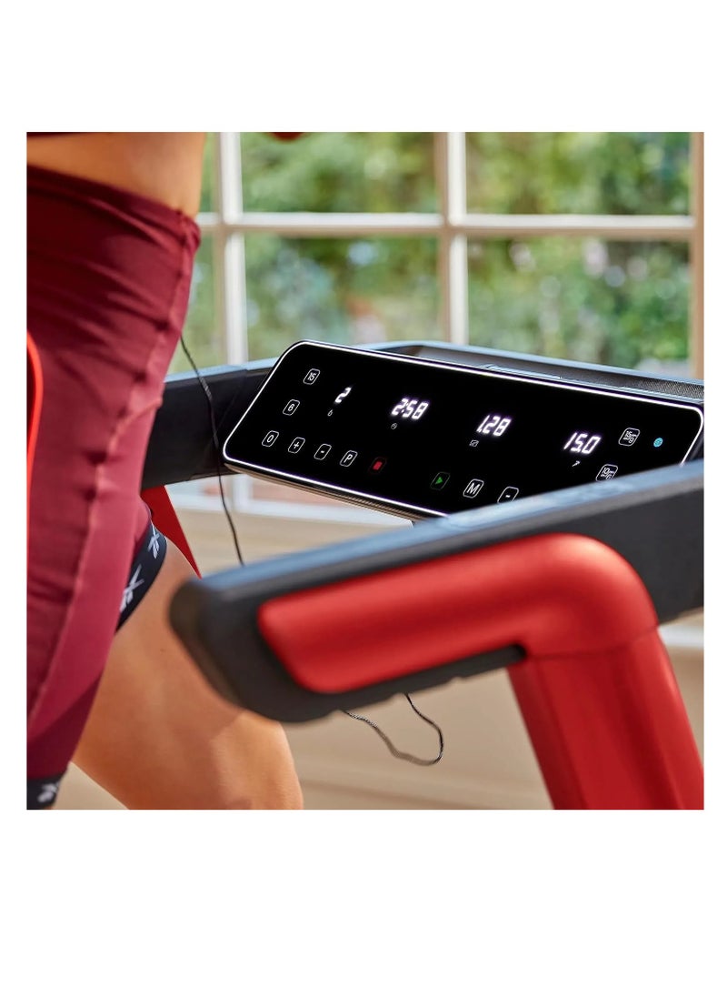 Reebok - Fitness Fr20Z Floatride Treadmill Red 16 Km/H Speed, 12% Adjustable Incline, 20+ Pre-Set Programs, Floatride Cushioning, Quiet Motor, And Easy Folding Design - Image 1