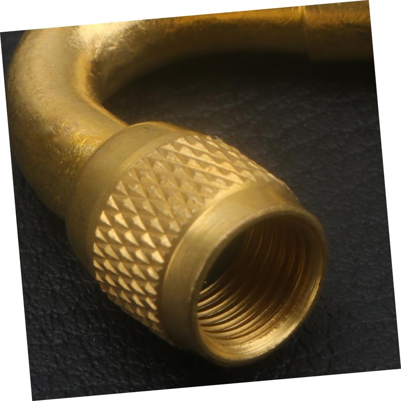 Gold Tire Valve Stem Extenders 2 Pack for Cars Motorcycles Easy Inflation Pumping - Image 4