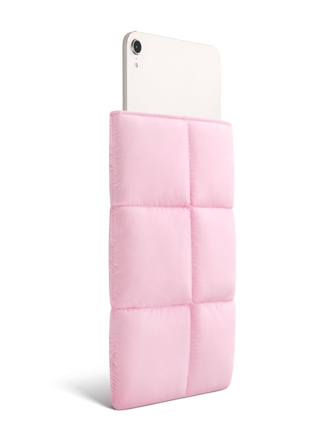 Comfyable Puffy Tablet Sleeve 7-8 Inch Compatible for iPad mini 7 2024 A17 Pro, Mini 6 2021 A15, Quilted Puffer Tablet Carrying Case for Women Men, Pink - Image 2
