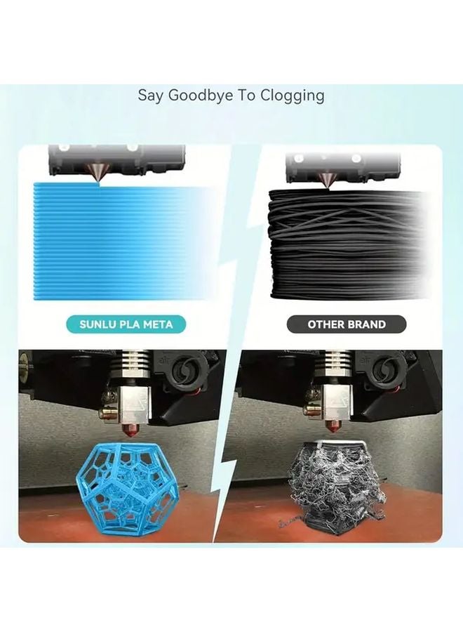 SUNLU PLA Meta 3D Printer Filament 1.75mm Mint Green 1kg Spool Tough Precision Control - Image 5