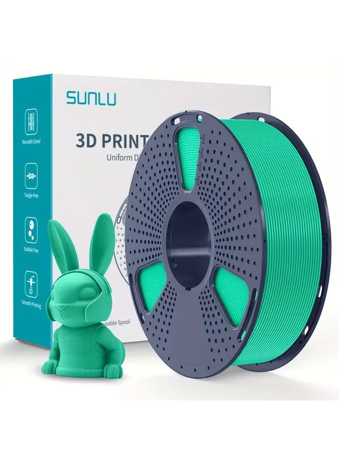 SUNLU PLA Meta 3D Printer Filament 1.75mm Mint Green 1kg Spool Tough Precision Control - Image 1