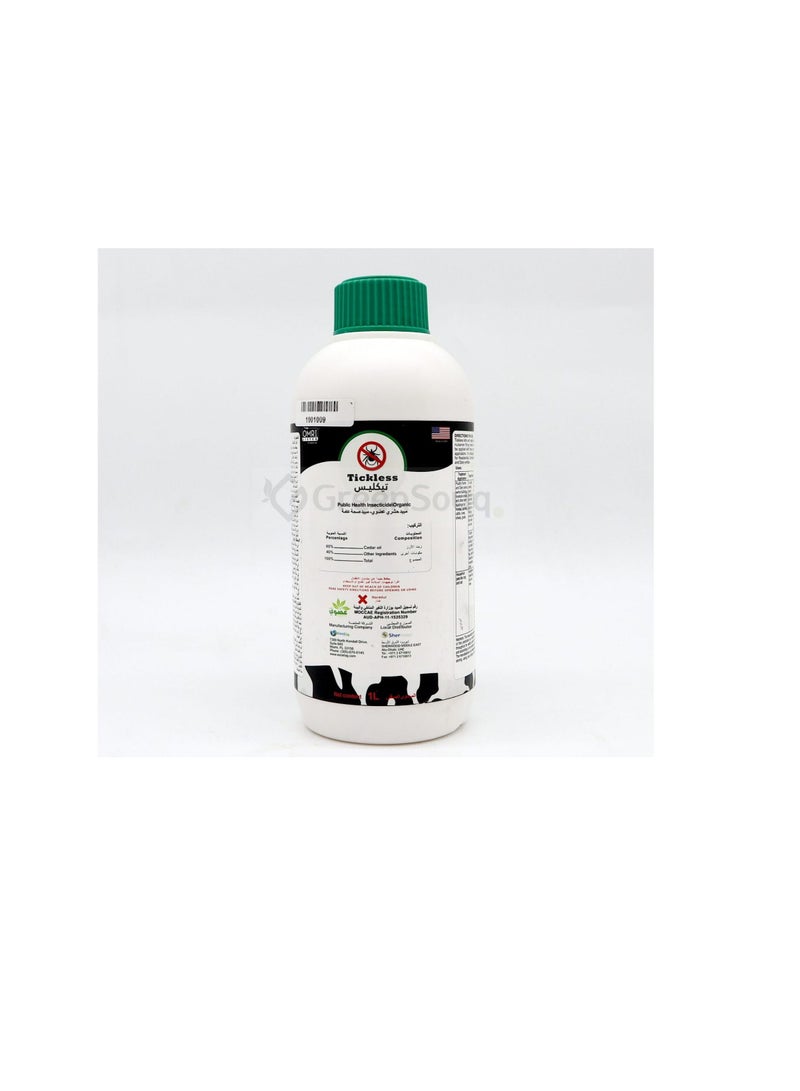 Tickless Organic Public Health Insecticides 1Ltr - Image 1