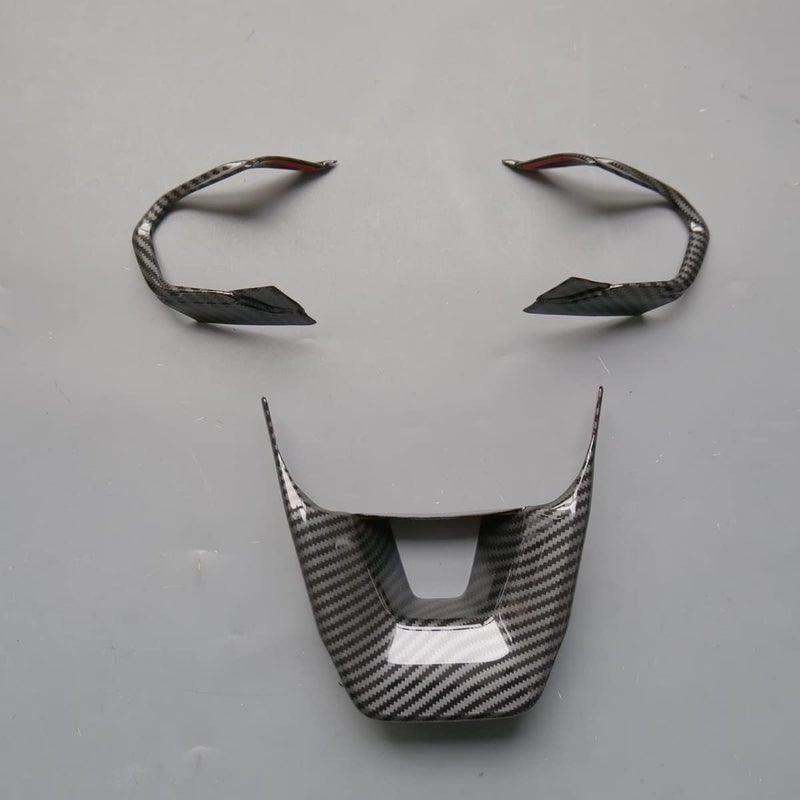 ZiWen ملحقات غطاء عجلة القيادة Interior Trims لسيارات Lexus RX 350 RX 500h 2023 2024 NX 250 NX 350 NX 350h NX 450h 2022 2023 2024 GX TX (طباعة ألياف الكربون) - Image 5