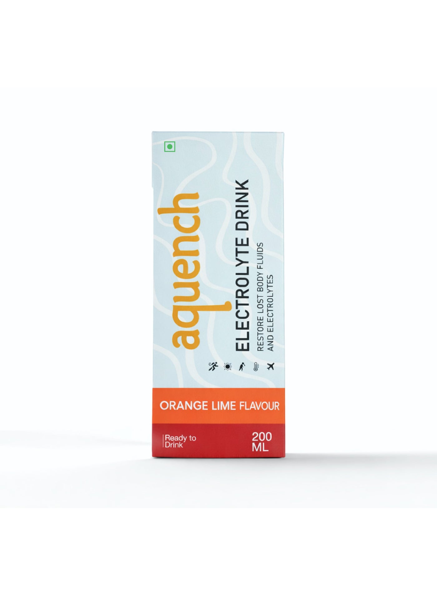 Aquench Ready to Drink Electrolyte | Orange Lime Flavor