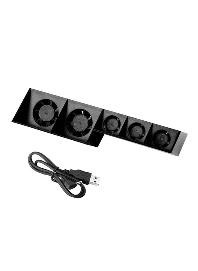 مبرد USB بمروحة تبريد بخمسة أسلاك لجهاز بلاي ستيشن 4