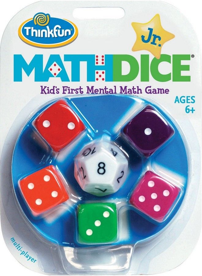 Think Fun Math Dice Junior Game For Boys And Girls Age 6 And Up Teachers Favorite And Toy Of The Year Nominee  - Image 3