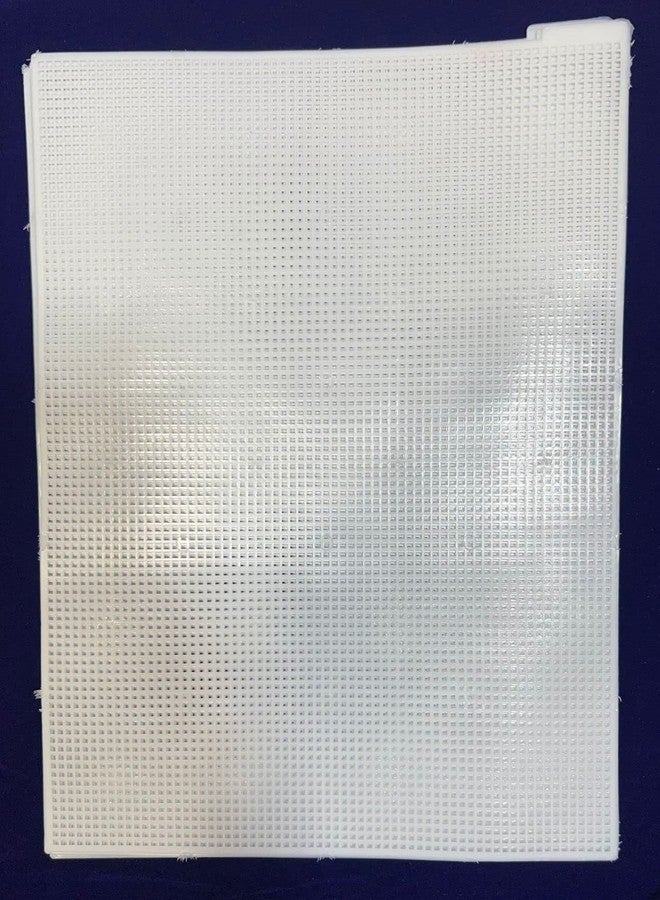 ProKart Plastic White Cross Stitch Canvas Sheet for Sewing/Embroidery New (11x10 inch) 6 Pieces - Image 4