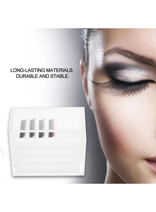Sonew Acrylic Cosmetic Storage Makeup Organizer Clear Eyelash Storage Box Eyelashes Glue Pallet Holders 5 Layers Grafting Eyelash Extension Tool - Image 4