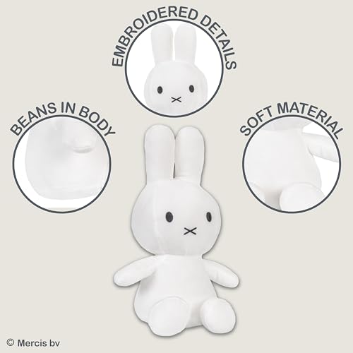 KIDS PREFERRED Miffy Plush Toy, 14 Inch Sitting Dutch Bunny Plush by Dick Bruna, Soft Boa Rabbit Bunny Stuffed Animal Plushie Doll for Girls and Boys - Image 3