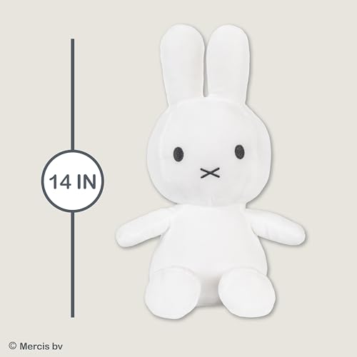 KIDS PREFERRED Miffy Plush Toy, 14 Inch Sitting Dutch Bunny Plush by Dick Bruna, Soft Boa Rabbit Bunny Stuffed Animal Plushie Doll for Girls and Boys - Image 5
