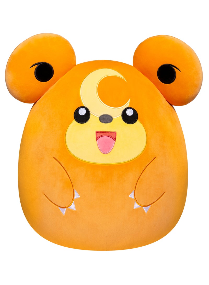 Pokemon Pokemon Squishmallow Teddiursa 14-Inches | Plush Toy | Soft Toy | Perfect Gift for Kids & Adults  - Image 1