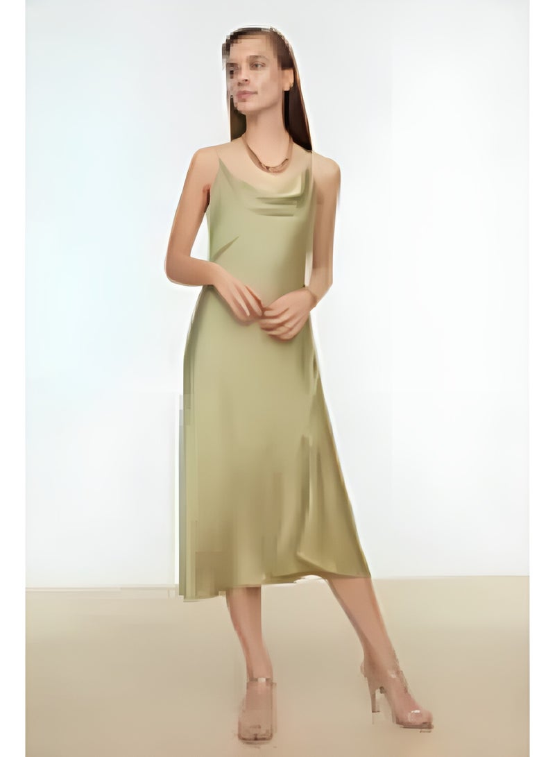 trendyol Satin Evening Dress TPRSS19BB0058 