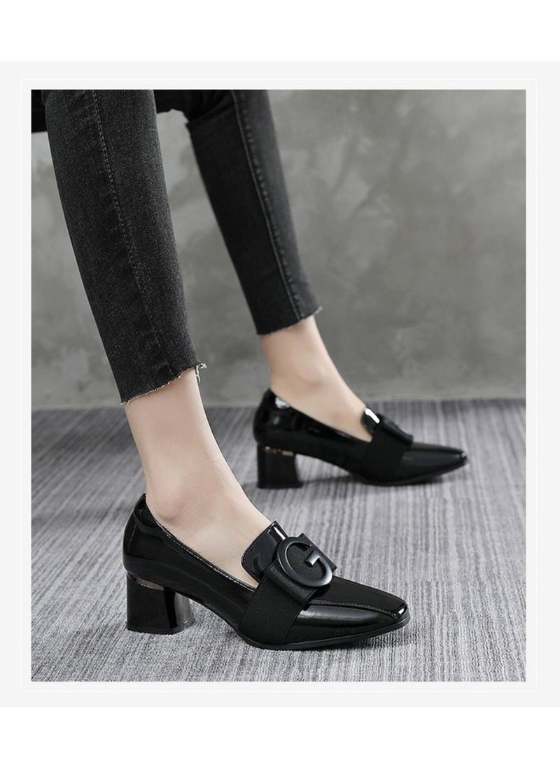 Rup Art Fashion Office Ladies Shoes Women PU Leather Pumps Shoes  - Image 3