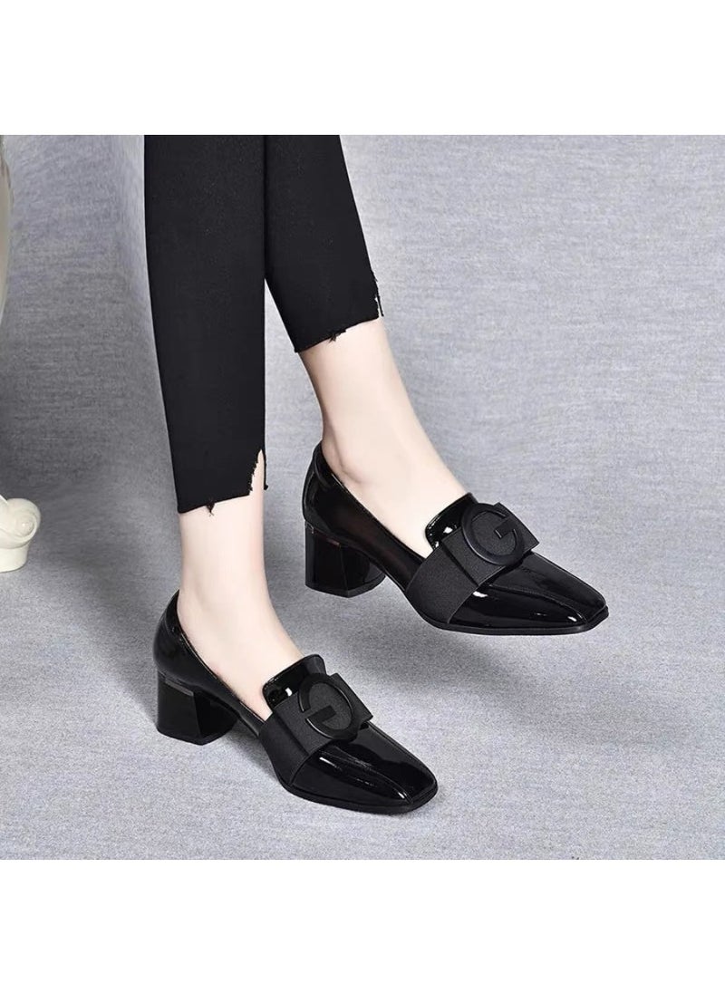 Rup Art Fashion Office Ladies Shoes Women PU Leather Pumps Shoes  - Image 4