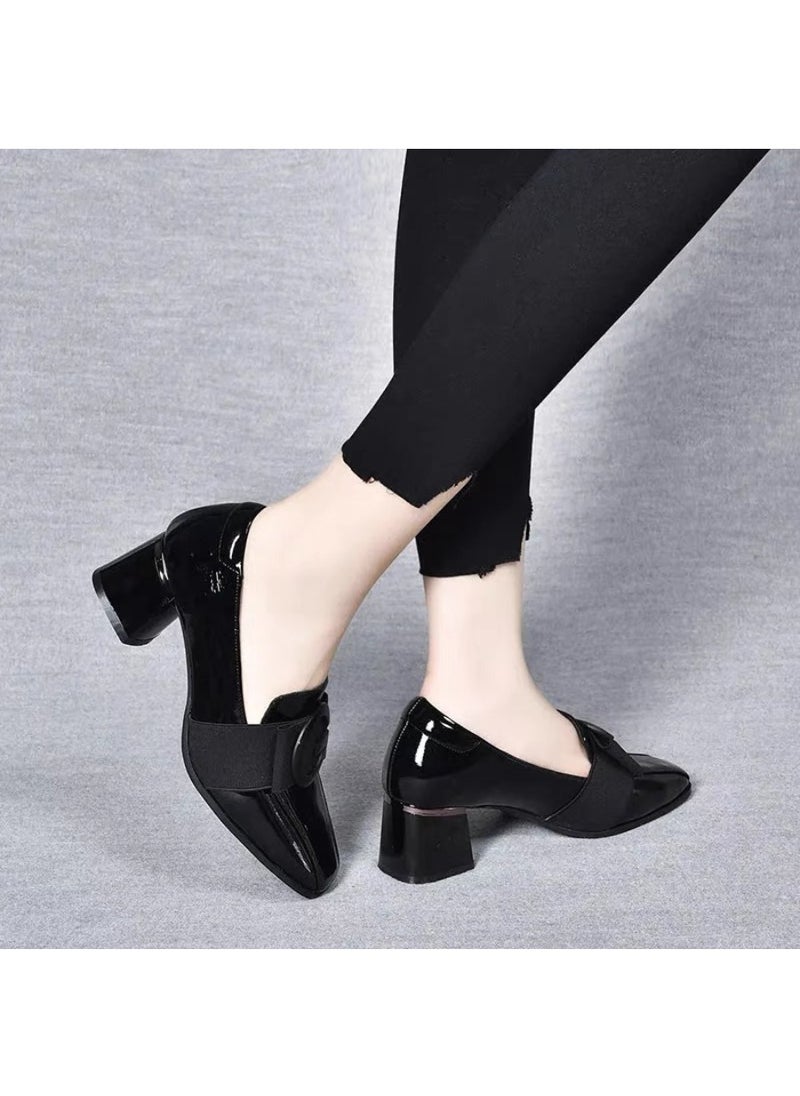 Rup Art Fashion Office Ladies Shoes Women PU Leather Pumps Shoes  - Image 2