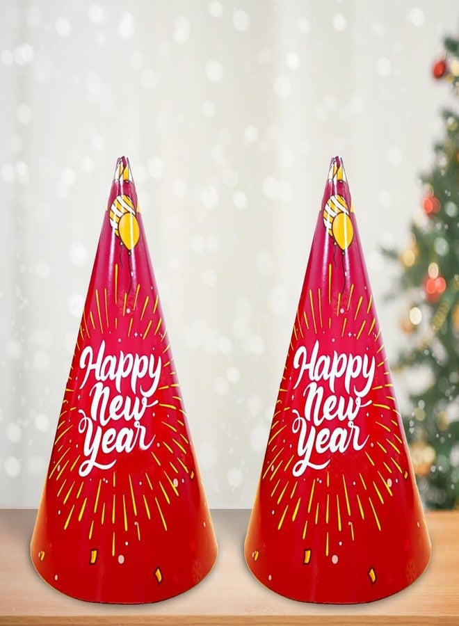 Festiko® 6 Pcs New Years Eve Party Hats (Design 3), Happy New Year Decorations 2023, New Years Eve Hats, New Years Eve Party Supplies 2023, Happy New Years Party Hats - Image 4