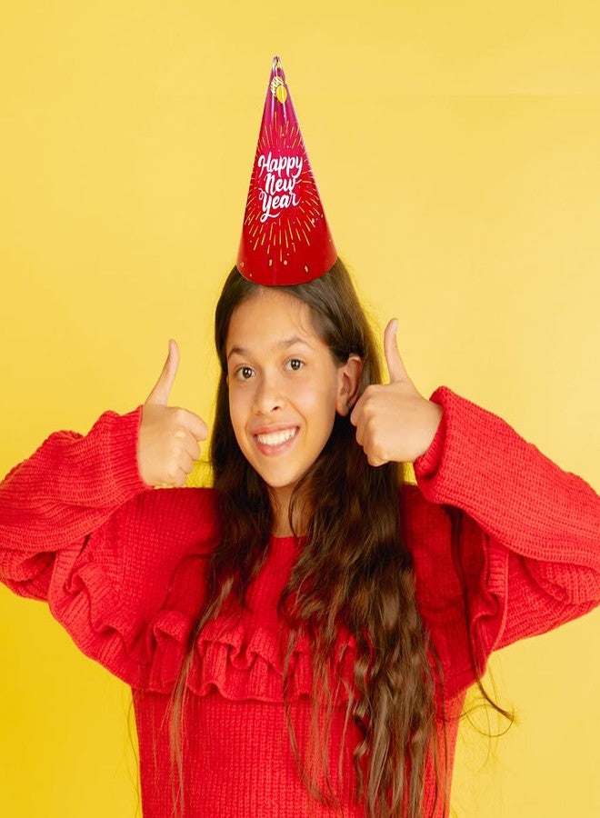 Festiko® 6 Pcs New Years Eve Party Hats (Design 3), Happy New Year Decorations 2023, New Years Eve Hats, New Years Eve Party Supplies 2023, Happy New Years Party Hats - Image 3
