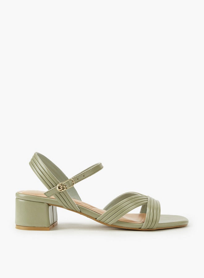 Celeste Women Block Heel Strap Sandals - Image 2