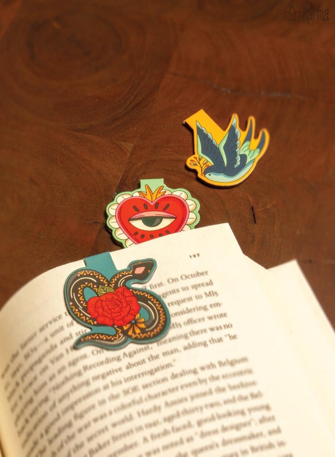 Karma, Magnetic Bookmarks Set of 3, Cute Bookmarks for Women, Page Markers for Students Teachers Reading, Must Read - Image 5