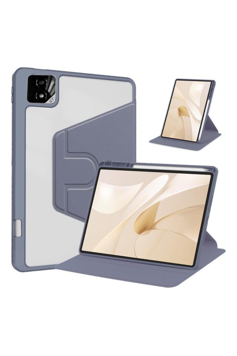 VKL Compatible with Honor Pad GT 2 Pro 12.5 inch 2025 Case with Pen Holder, 360 Degree Swivel Stand Folio Flip Smart Tablet Cover with Auto Sleep/Wake (Lavender Purple) - Image 1