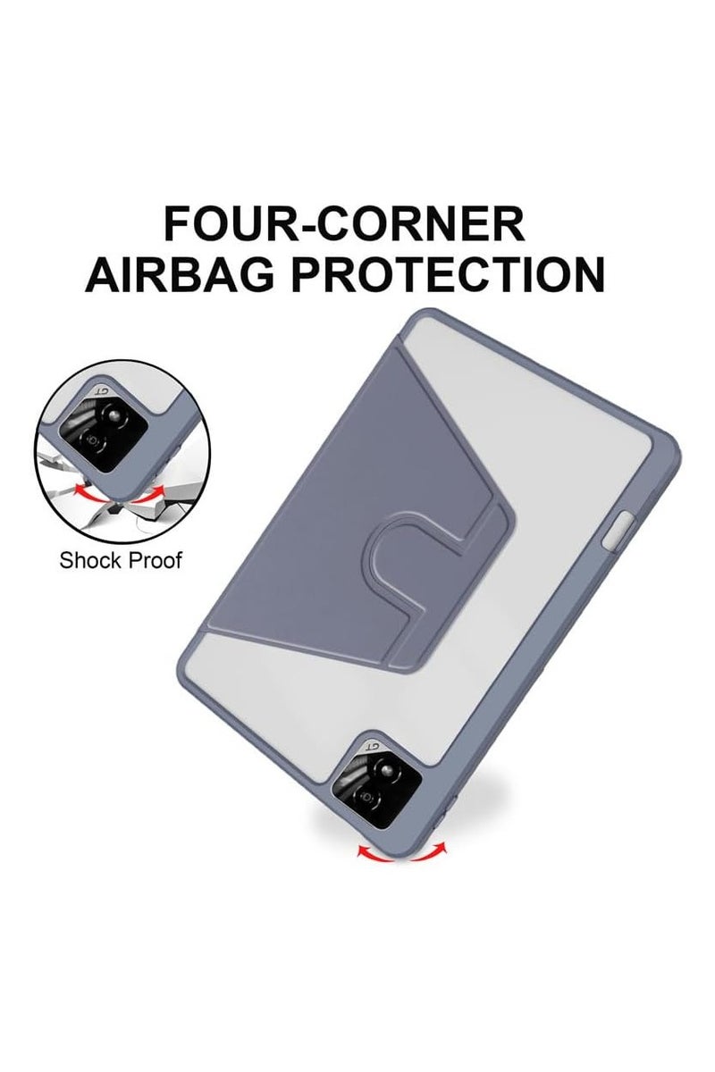 VKL Compatible with Honor Pad GT 2 Pro 12.5 inch 2025 Case with Pen Holder, 360 Degree Swivel Stand Folio Flip Smart Tablet Cover with Auto Sleep/Wake (Lavender Purple) - Image 5