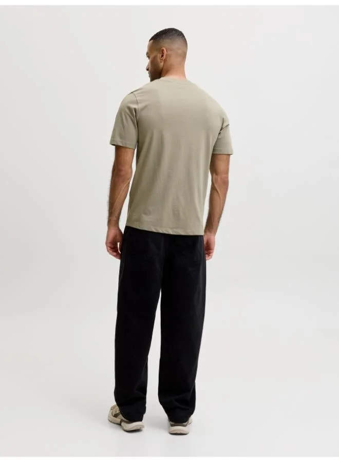JACK & JONES Printed Crew Neck T-Shirt