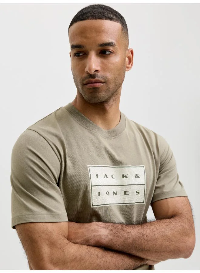 Printed Crew Neck T-Shirt