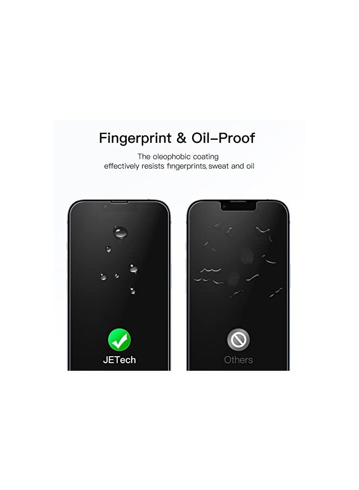 جي تيك واقي شاشة بتغطية كاملة من JETech لهاتف iPhone 14 Plus مقاس 6.7 بوصة، طبقة من الزجاج المقوى 9H صديق للحافظة، شفاف عالي الدقة، 3 عبوات - Image 2