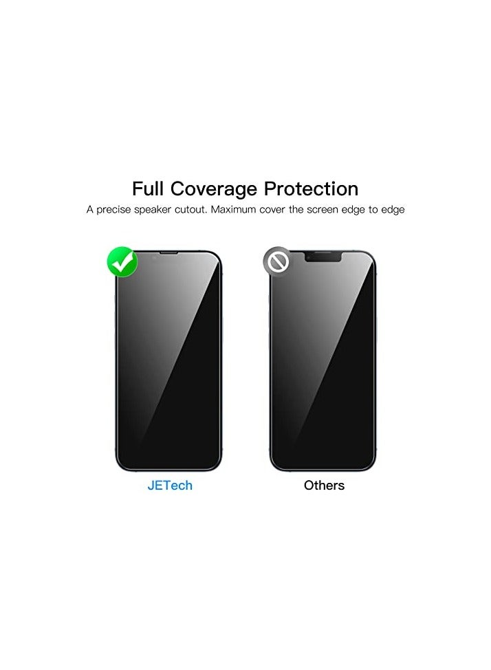 جي تيك واقي شاشة بتغطية كاملة من JETech لهاتف iPhone 14 Plus مقاس 6.7 بوصة، طبقة من الزجاج المقوى 9H صديق للحافظة، شفاف عالي الدقة، 3 عبوات - Image 5