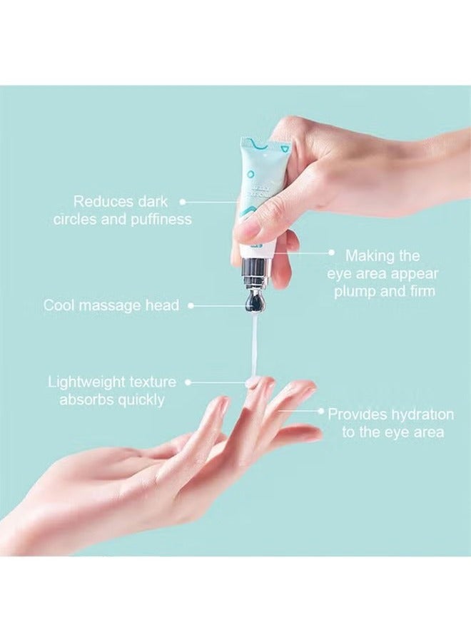 لونا هلام عناية العين، هلام قشدة العين، هيدرايت الجلد، تقليل مظهر النفخ والخطوط الجميلة، تلاشي الدوائر المظلمة، إزاحة النقاب عن المزيد من قوة النظر منطقة العين، قشدة العين، 10 جم - Image 2