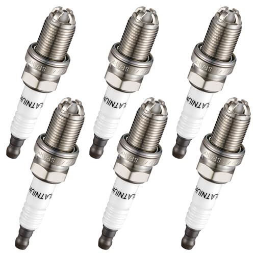 BDFHYK Iridium Spark Plugs 3199 Compatible with BMW 325Ci 325i 325xi 330Ci 330i 330xi 323Ci 323i 328Ci 328i 525i 530i 528i 320i X3 Z3 X5 Z4 12120037607 12129071003 12120141871 BKR6EQUP Set of 6 - Image 1