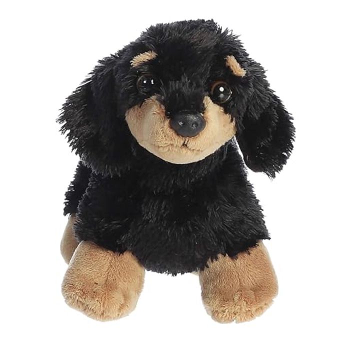 AURORA Adorable Mini Flopsie Vienna Stuffed Animal Playful Ease Timeless Companions Black 8 Inches - Image 2