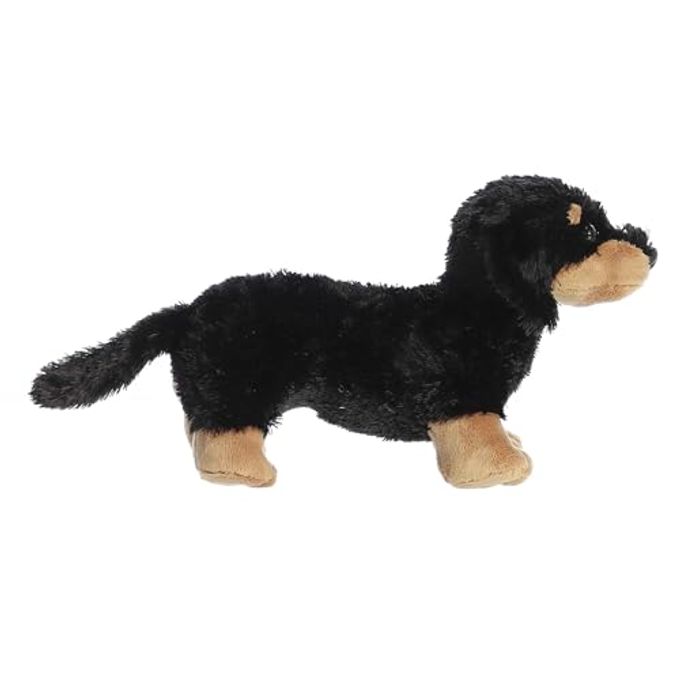 AURORA Adorable Mini Flopsie Vienna Stuffed Animal Playful Ease Timeless Companions Black 8 Inches - Image 3
