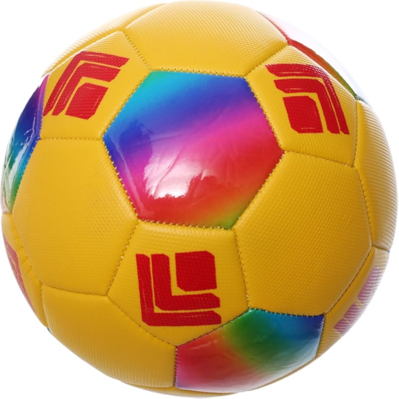 MINSA 3 Arrows Size 5 Soccer Ball M239 Yellow Design for All Surfaces