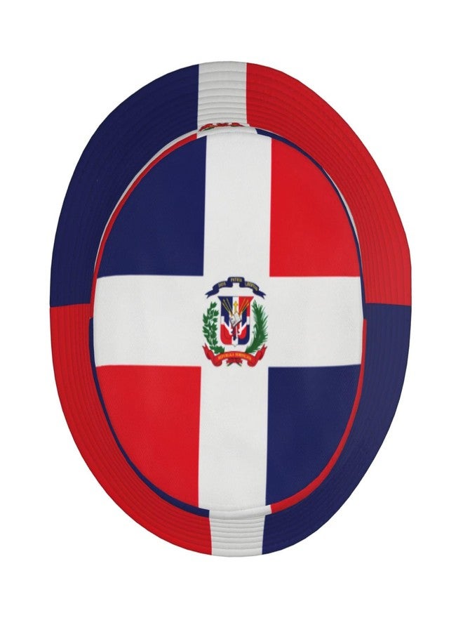 PRTYABS Cute Dominican Flag Bucket Hat for Women Men Flag Sun Hat for Outdoor Packable Travel, Beach, Fishing Cap - Image 4