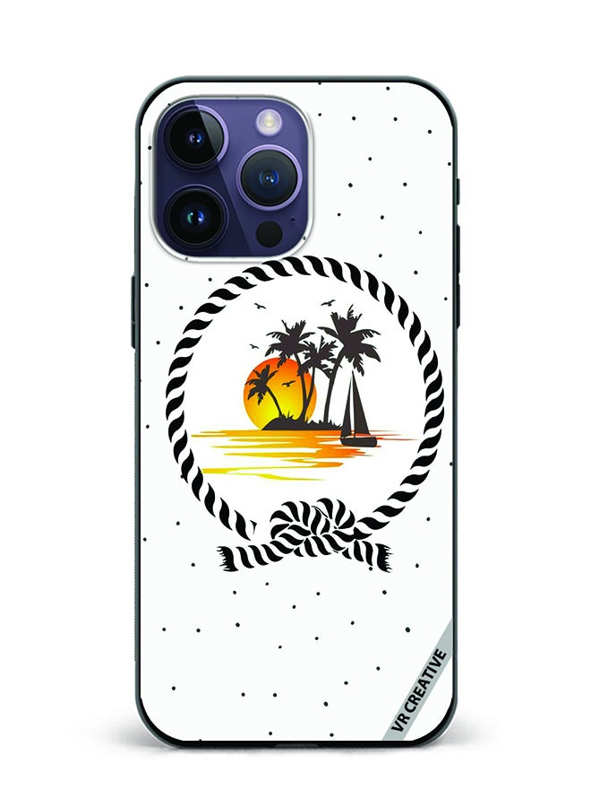 VR CREATIVE Protective Case Cover For Apple iPhone 16 Pro Scenerio Design Multicolour - Image 1