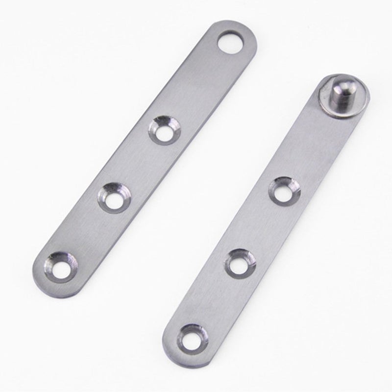 DEEKOUDT 4 Piece Stainless Steel 360 Degree Rotating Concealed Hinges, Door Pivot Hinges Stainless Steel Drawer Window Door Fittings for Door Cabinets Cabinet (Small) - Image 5