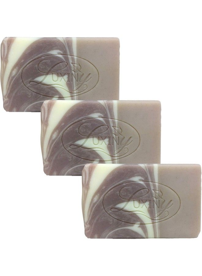 Luxiny Natural Soap Bar Rosemary Lavender Handmade Body Soap And Bath Soap Bar Is Palm Oil Free Vegan Castile Soap With Essential Oil For All Skin Types Including Sensitive Skin (3 Pack) - Image 2