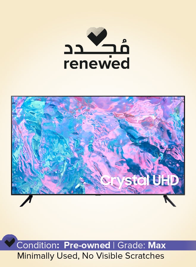 Samsung Renewed -  75 -Inch Smart TV - 4K 75CU7000 Black - Image 1