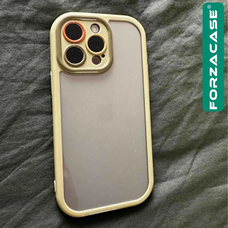 Forzacase iPhone 13 Compatible Colorful Series Camera Protection Semi Flexible Plastic TPU Case