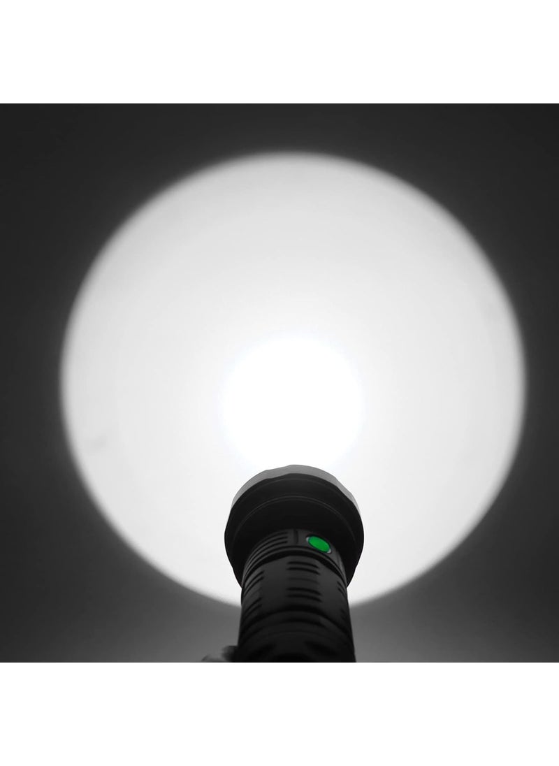 Tarez OR-753 Long Range Flashlight, 3000 Lumen Rechargeable Powerful Flashlight, Waterproof Hunting Flashlight  - Image 4