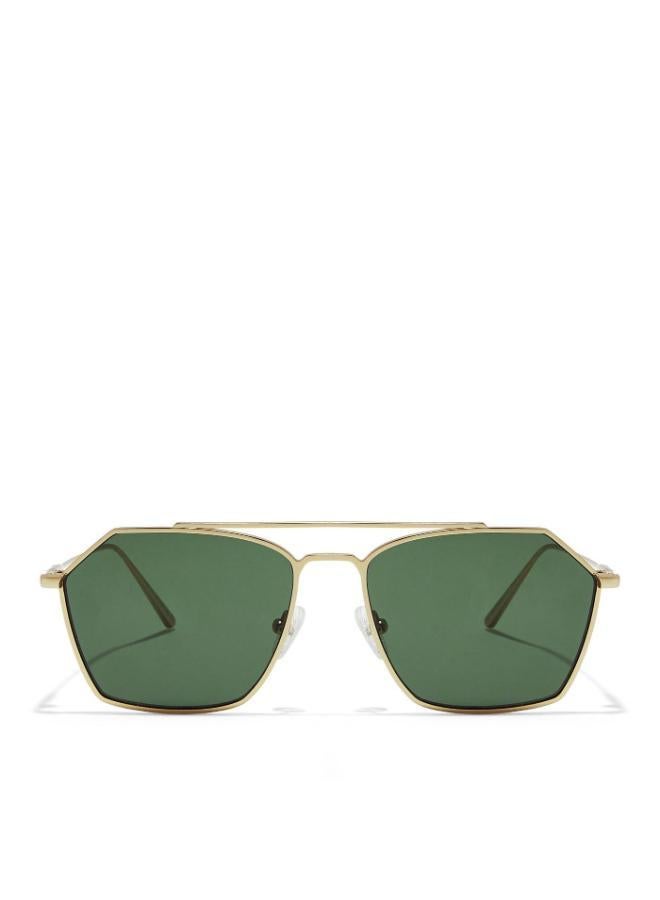 30 سندايز نظارة شمسية فيجارو رجالي أخضر معدن ذهبي بإطار كامل - Image 1