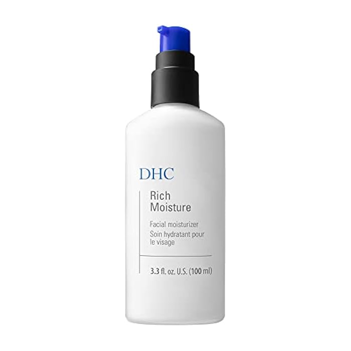 DHC Rich Moisture, Lightweight Facial Moisturizer, Dry Skin, Hydrating, Fragrance and Colorant Free, Ideal for dry dehydrated and sensitive skin, 3.3 fl. oz. - Image 1