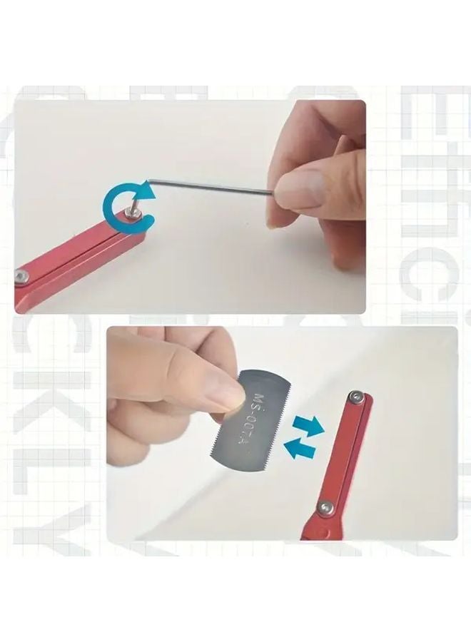 Mini Hand Saw Model MS 107A007K with 5 Blades for DIY Craft Wood Trimming Tree Cutting - Image 5