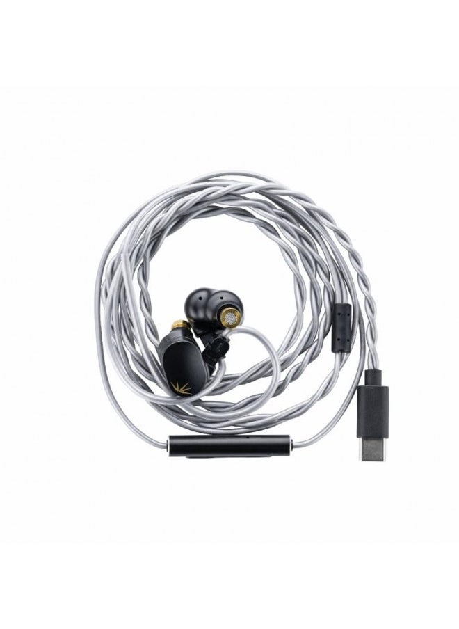 Moondrop - Moondrop CHU II DSP Headphones High Performance Dynamic Driver USB-C in-Ear Monitors Type-C with Microphone Earphone - Image 1