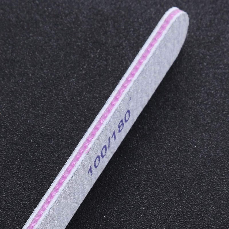 B-LADY BLADY 50Pcs Nail Files Double Sided Emery Board 100180 Grit Washable Manicure Pedicure Grooming Tool Nail Buffer Block - Image 2